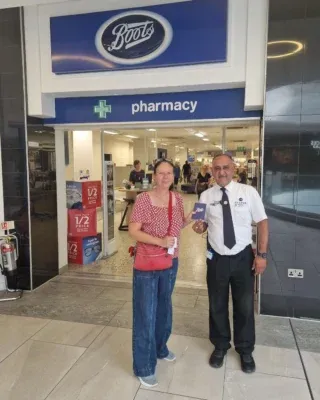 Congratulations to our monthly competition winner who collected her £50 Boots voucher!🎉