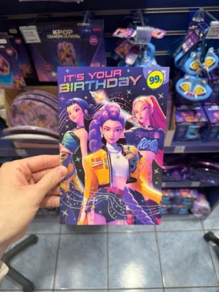 Card Factory's K-POP Demon Hunters range is in! Birthday cards from 99p, blankets, mugs and bag clips, your golden era just got an upgrade 💜🐯